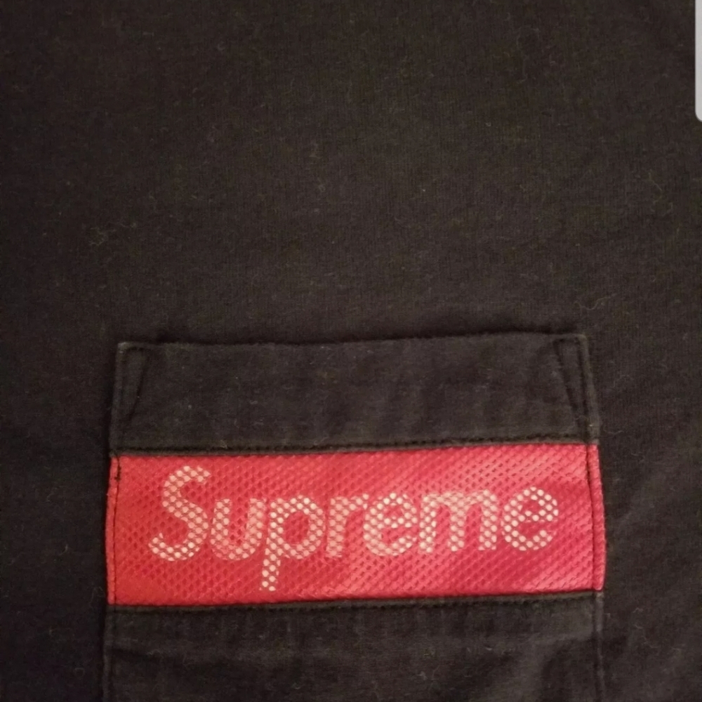 Supreme mesh pocket stripe tee - Picture 3 of 3